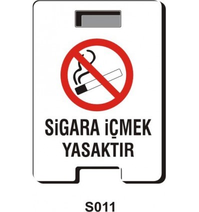 Sigara İçmek Yasaktır Portatif Ayaklı Levhası