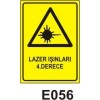 Lazer Işınları 4.Derece Sticker 