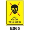 220V Ölüm Tehlikesi Sticker