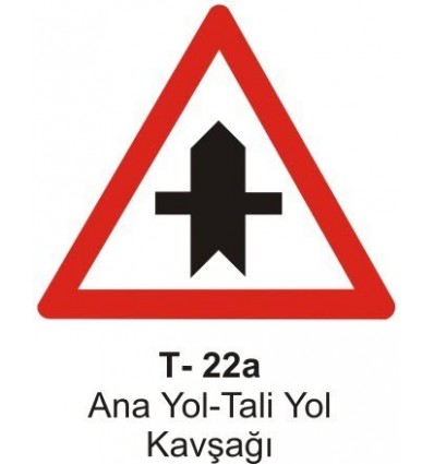 Ana Yol-Tali Yol Kavşağı T-22A