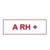 A rh(+) Baret Sticker Etiketi
