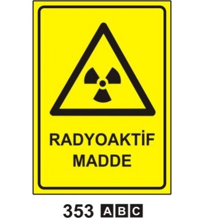Radyoaktif Madde Levhası